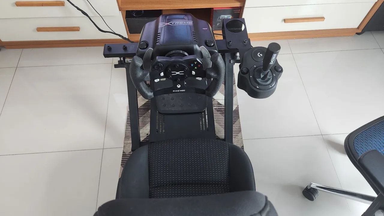 Simulador Extreme Racing Volante cockpit completo - Foto 3