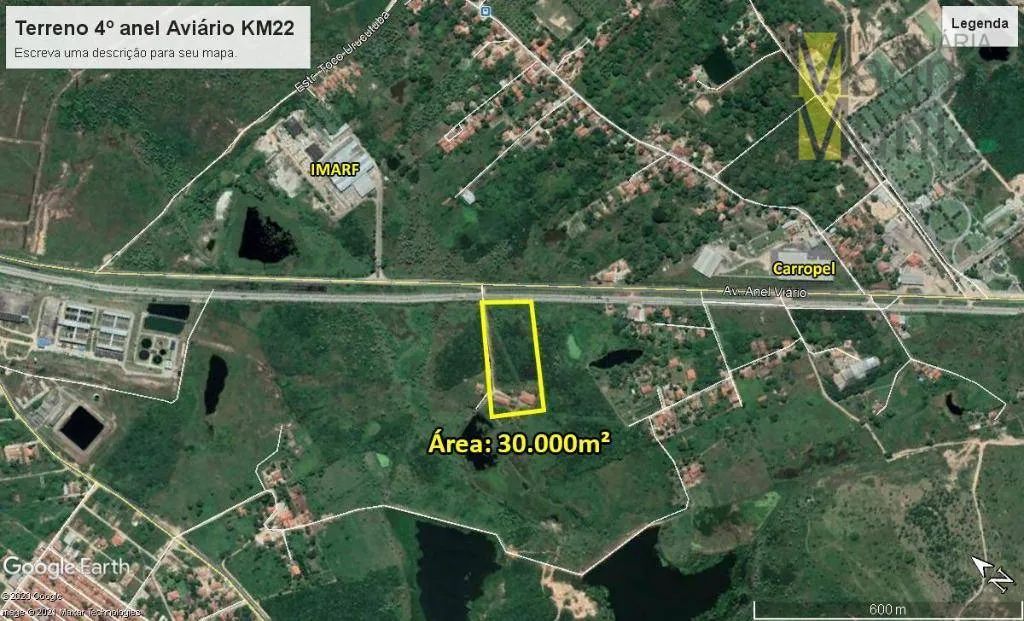 Perfeito para Investimento - Excelente Terreno à venda com 30.000 m² por R$ 4.500.000 - Ca - Foto 2