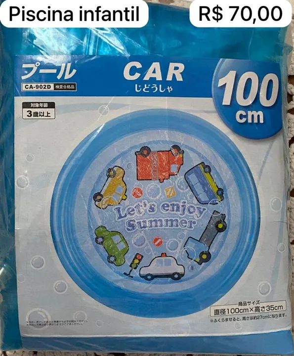 Piscina Infantil Car 100cm