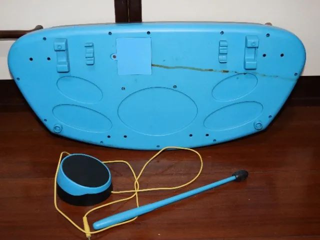 Bateria de brinquedo antiga Drum Pad Groovy Beat - Foto 3