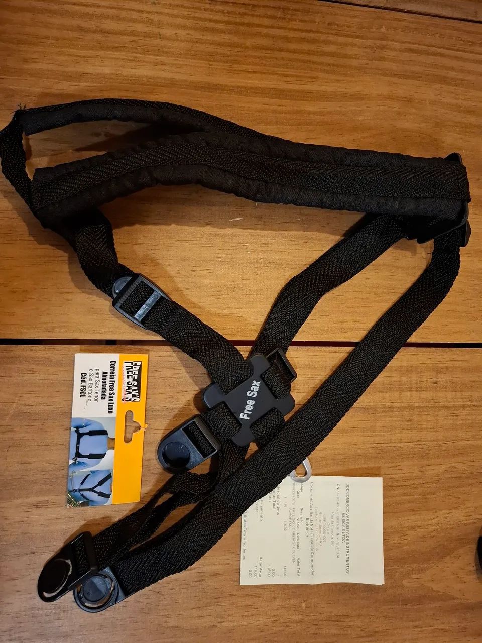 Correia para Saxofone Tenor Almofadada