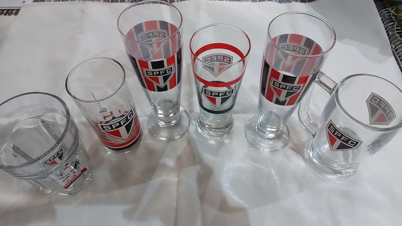 Copos e caneca do São Paulo - Colecionador 