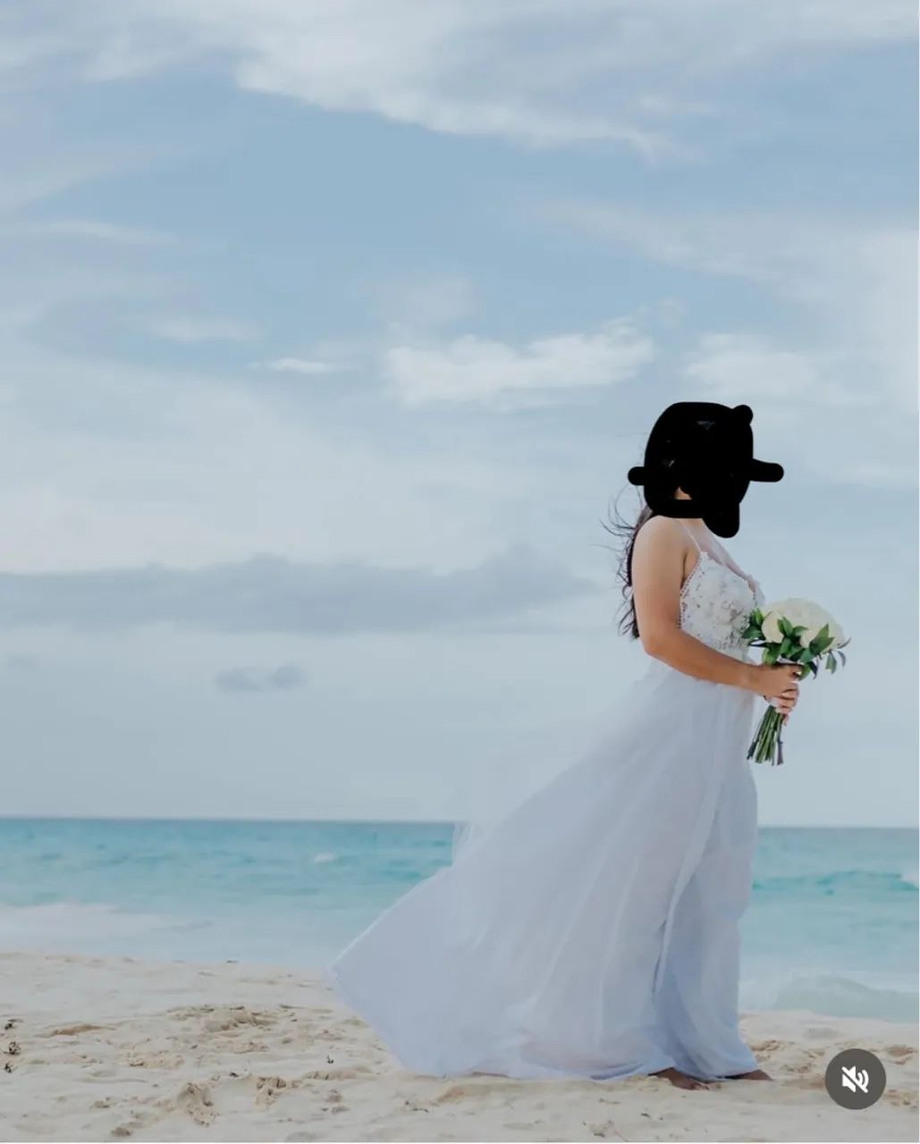 Vestido de noiva branco e véu - renda e tule - Foto 4