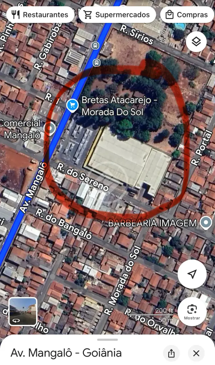 Lote 8.945m² no Setor Morada do Sol codigo: 115159