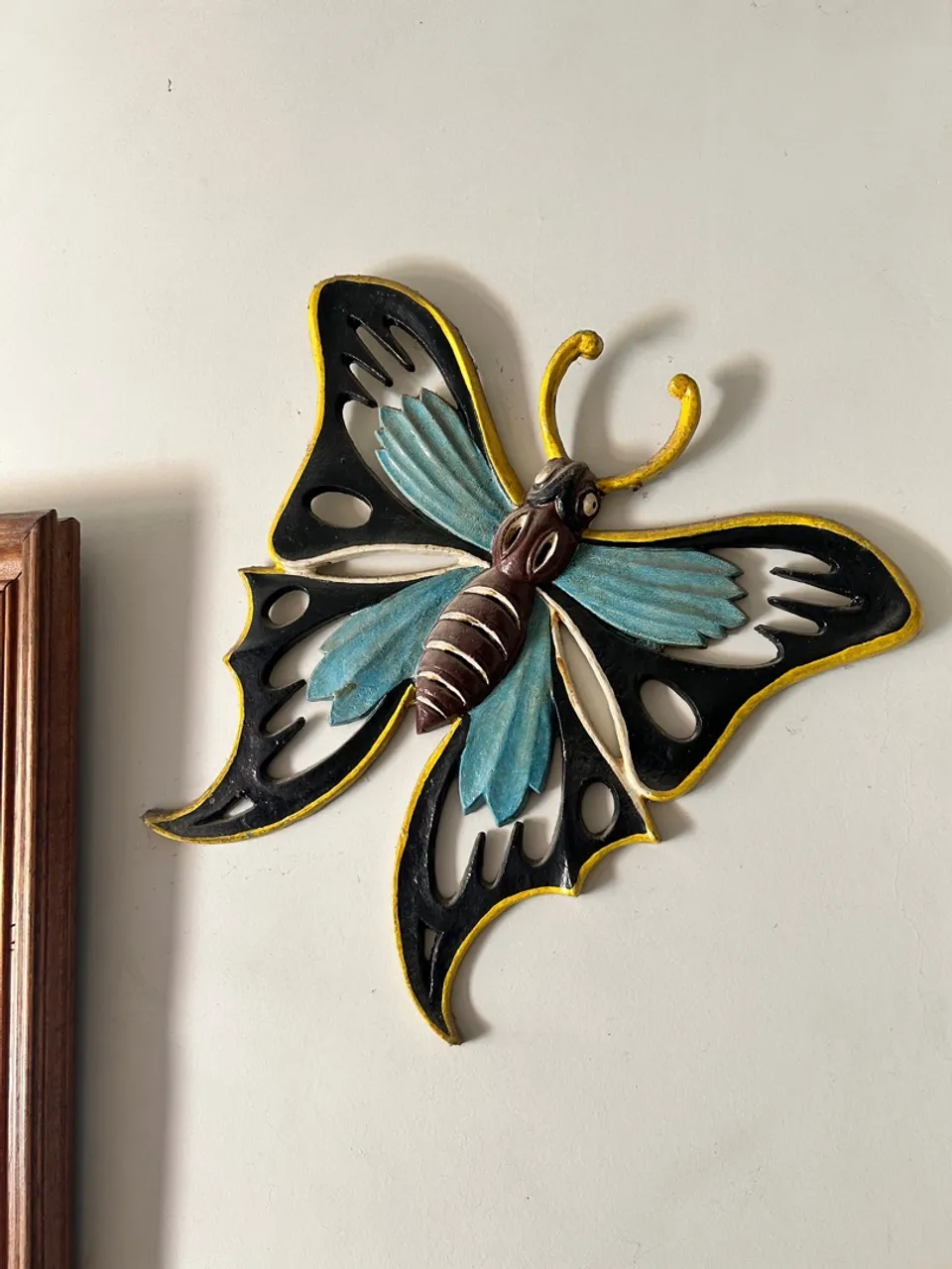 Escultura de Borboleta Decorativa