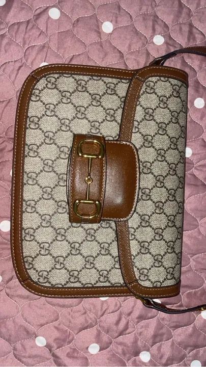 Bolsa Gucci GG Marmont Bege - Foto 3