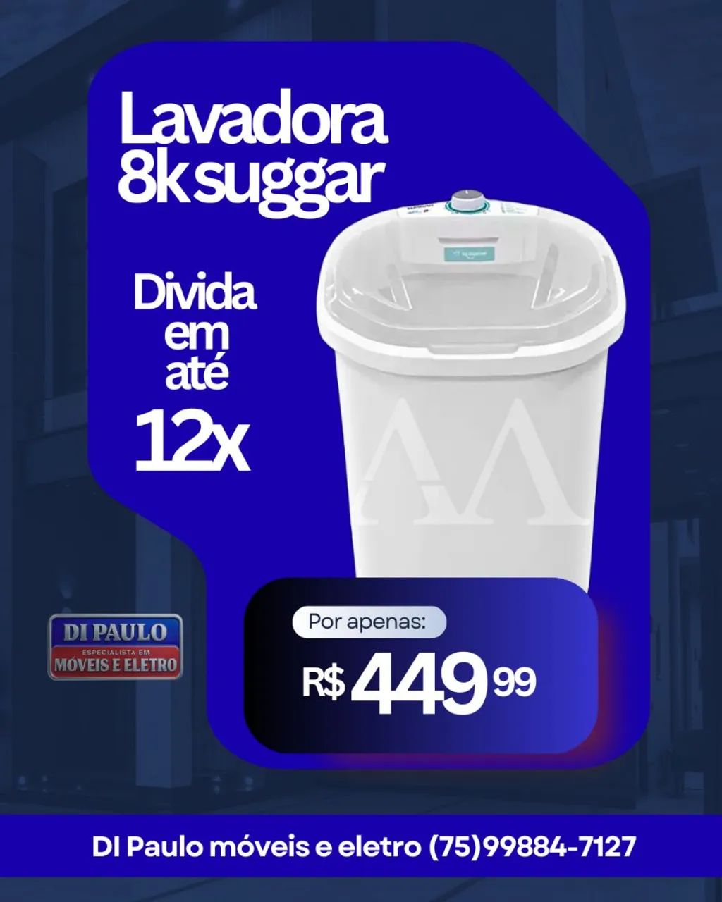 Tanquinho Suggar 8k promocional 