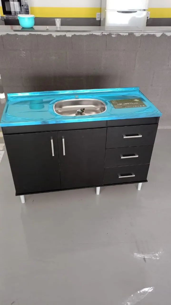 Balcão e Pia para Cozinha - Nova