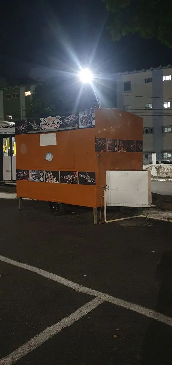 Trailer móvel/Carrinho de lanche completo - Foto 3