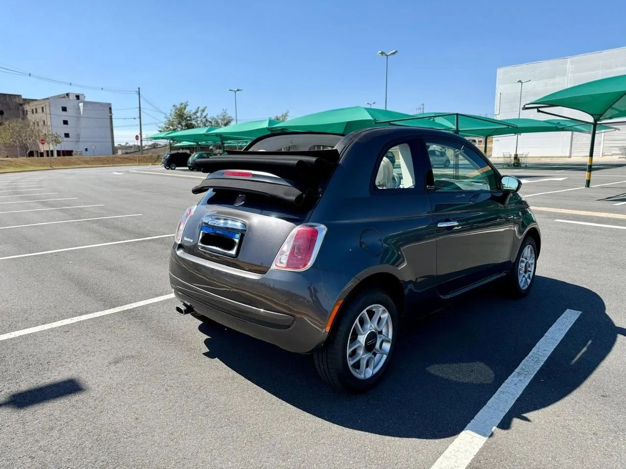 Fiat 500 Cabrio Dualogic Flex 1.4 8V 2014 - Foto 4