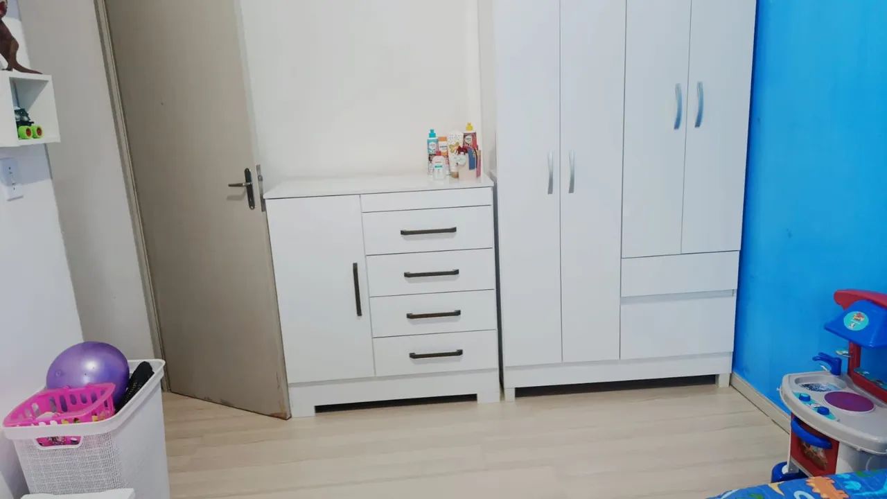 CONJUNTO DE GUARDA ROUPA E CÔMODA DE BEBÊ NA CAIXA COM ENTREGA E MONTAGEM GRÁTIS 