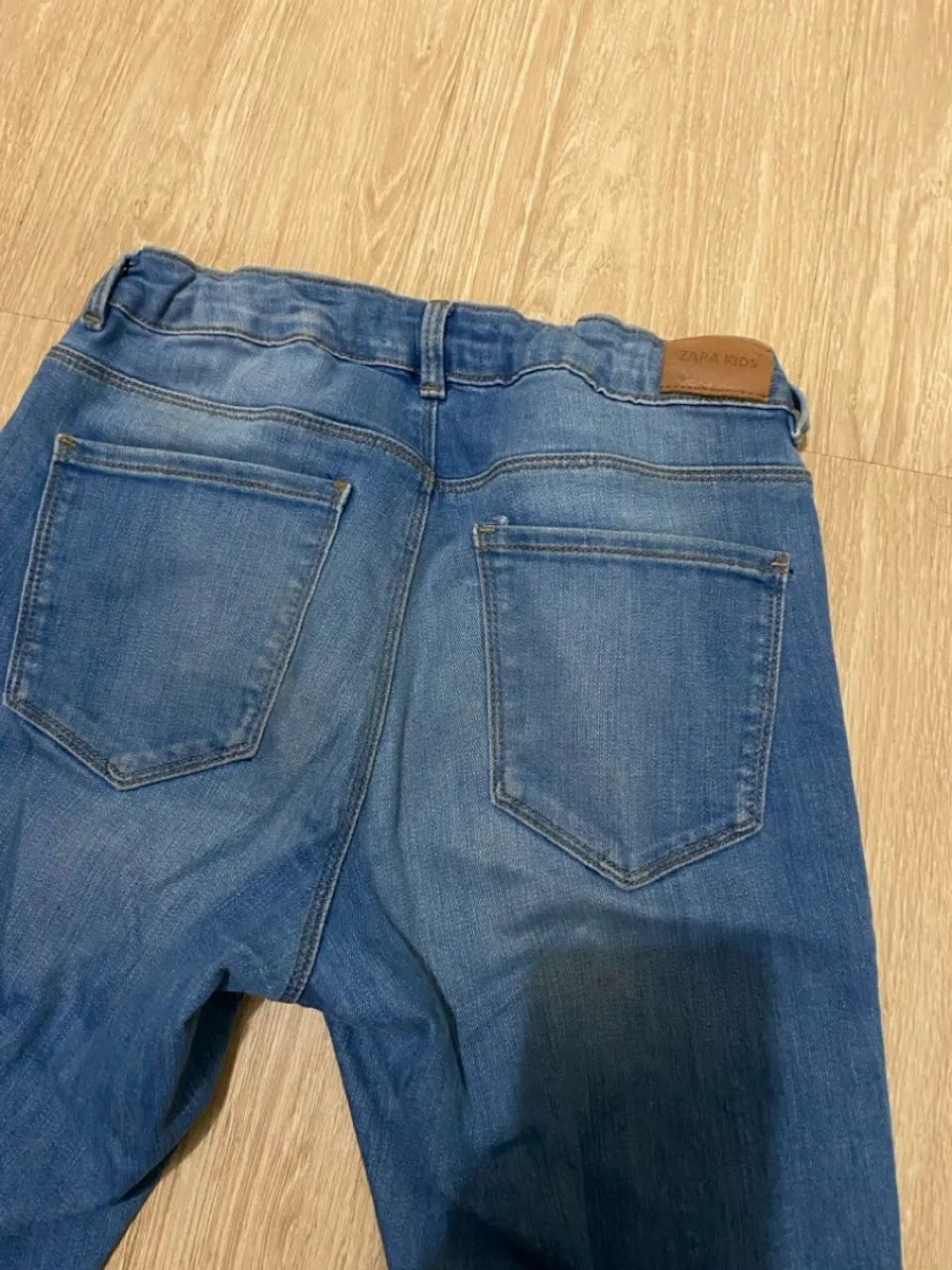 Calça Jeans infantil Zara Kids TAM 13/14 anos - Foto 4