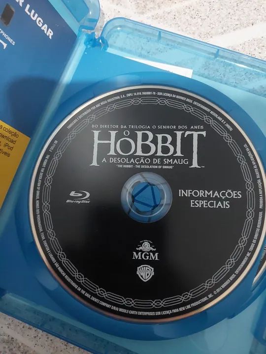 O Hobbit - A Desolação de Smaug (Blu-Ray) [1 Disco Quebrado] - Foto 4