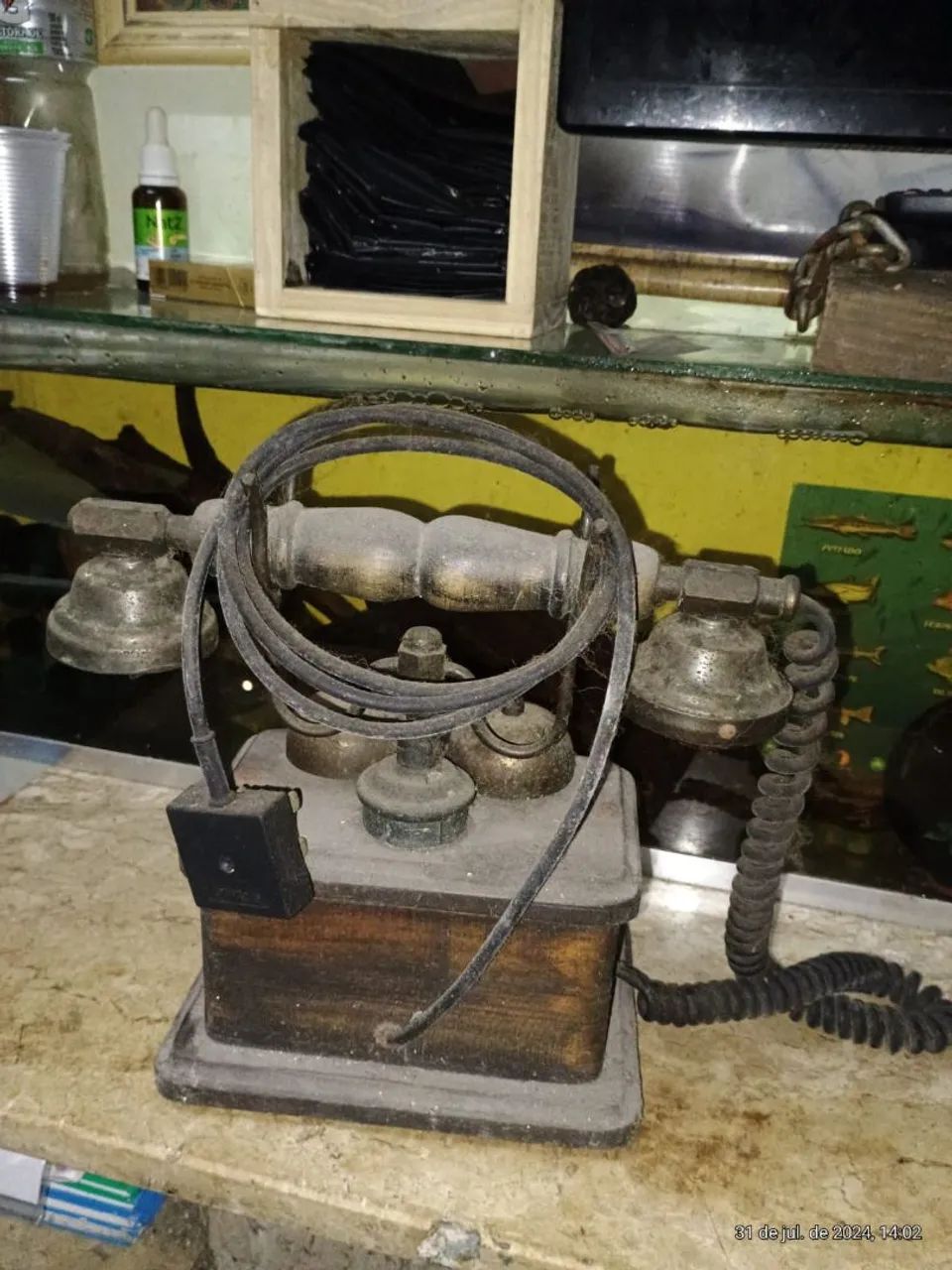 Vendo o telefone antigo para decoração ou coleção - Foto 3