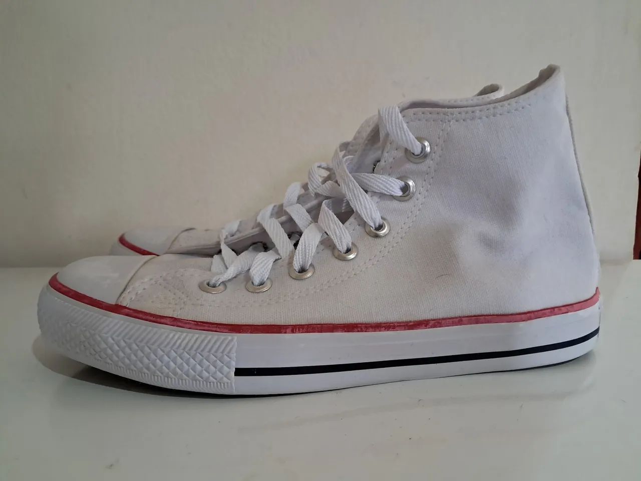 all star converse branco 40 cano alto