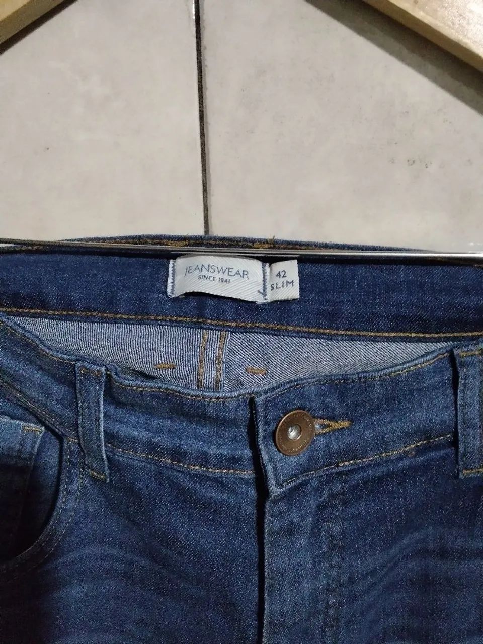 Calça Jeans  wear Azul Escuro - Foto 2