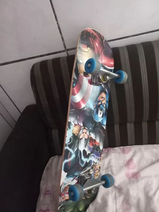Skate Avengers 200 reais watts * - Foto 2