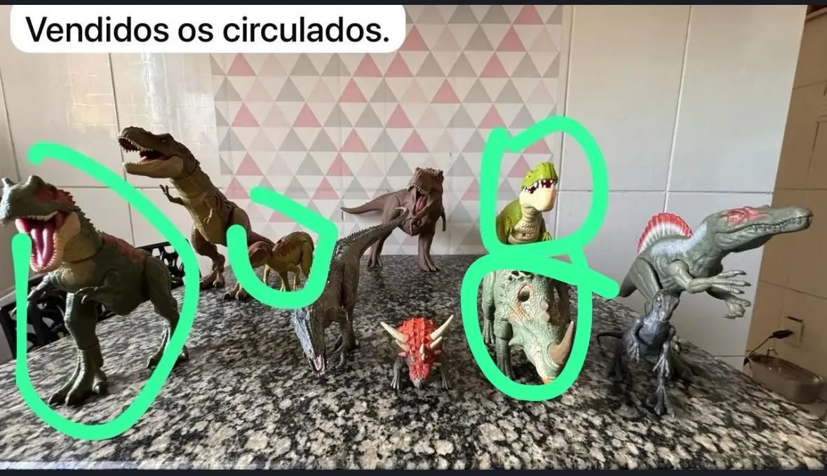Dinossauros de brinquedo - Coleção Completa