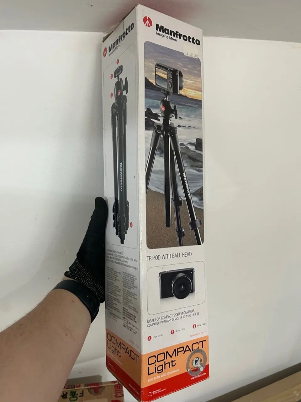 BAIXOU!Tripé Manfrotto - Muito leve! - Foto 4