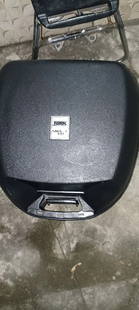 bagageiro(maciço) da start com baú pro Tork