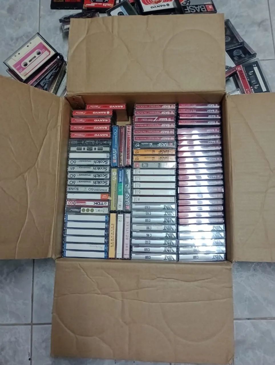 Fitas Cassete K7 Usadas