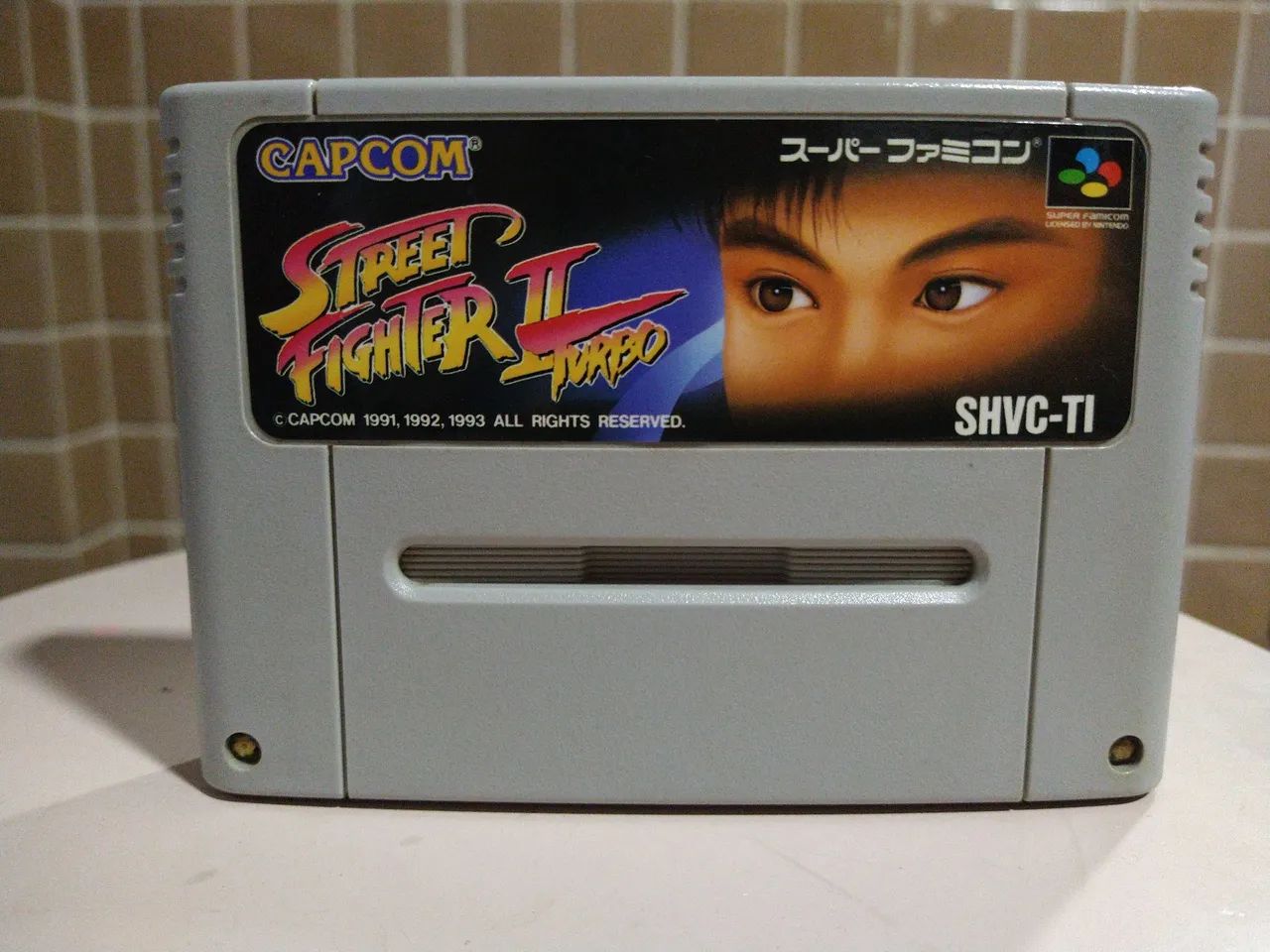 Street Fighter II Turbo - Super Famicom cartucho original 
