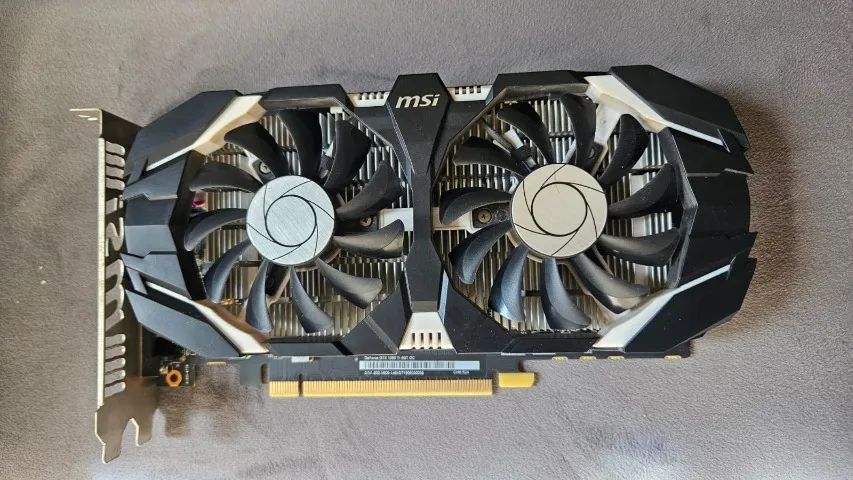 Placa de Video GTX 1050TI MSI 4GB 128 Bits ( Semi-Nova Com Caixa )