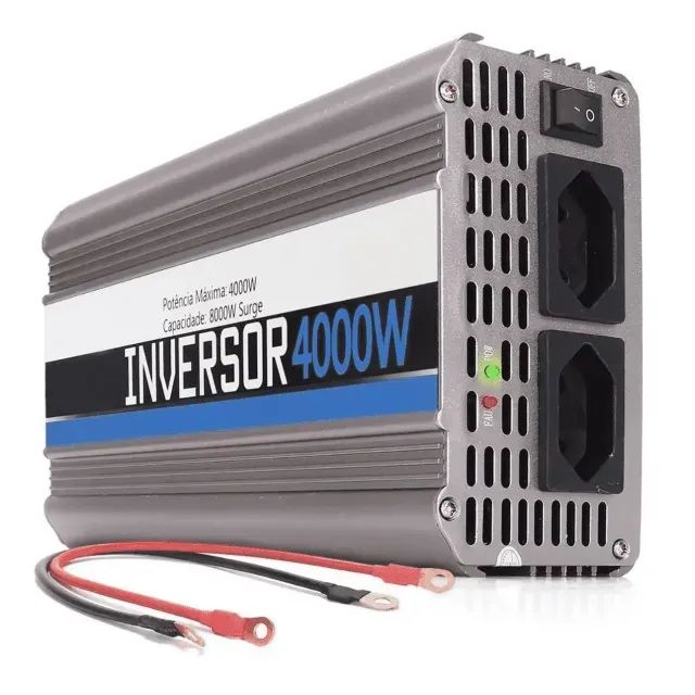 Sem estoque Inversor Knup 12v 220v 4000w Onda Modificada 2000w Nominal