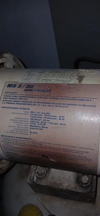 Autoclave para Esterilização e Compressor de ar para consultório(ver valores) - Foto 5