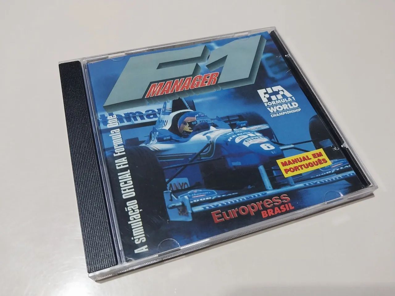F1 Manager simulador para PC ano 1996 raro