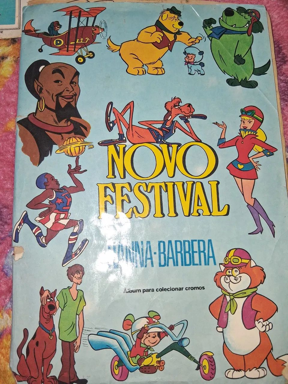 Álbum para colecionar cromos 