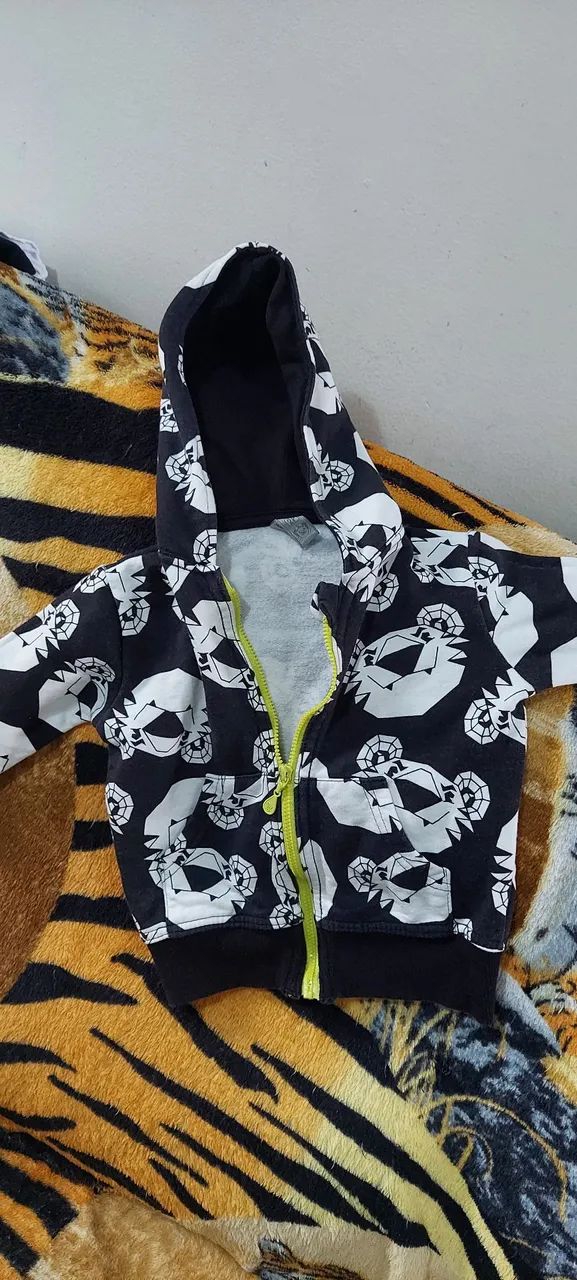 Casaco de Moletom Infantil com Capuz Tigor - Foto 2