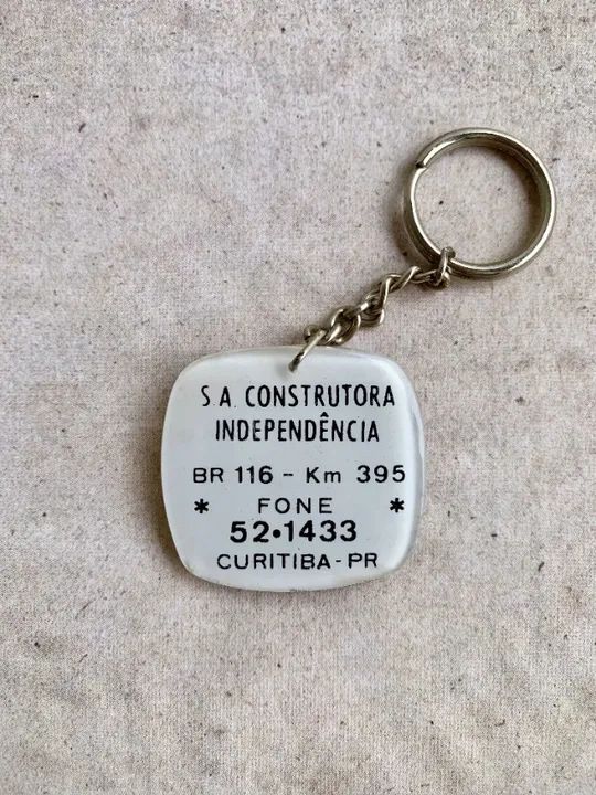 Chaveiro Antigo Construtora Independência Anos 80 - Foto 3