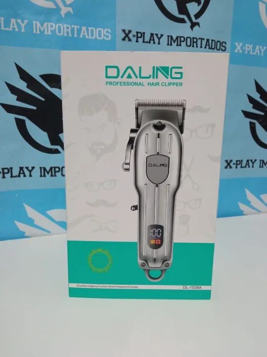 Máquina de cortar cabelo sem fio profissional - Foto 4