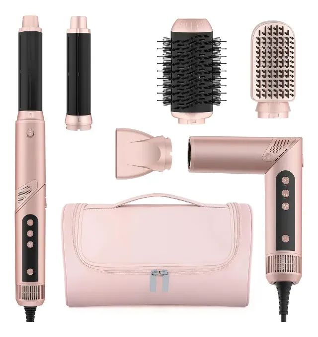 Modelador E Secador De Cabelo Hot Air Mescomb 5 Em 1 Com Mod