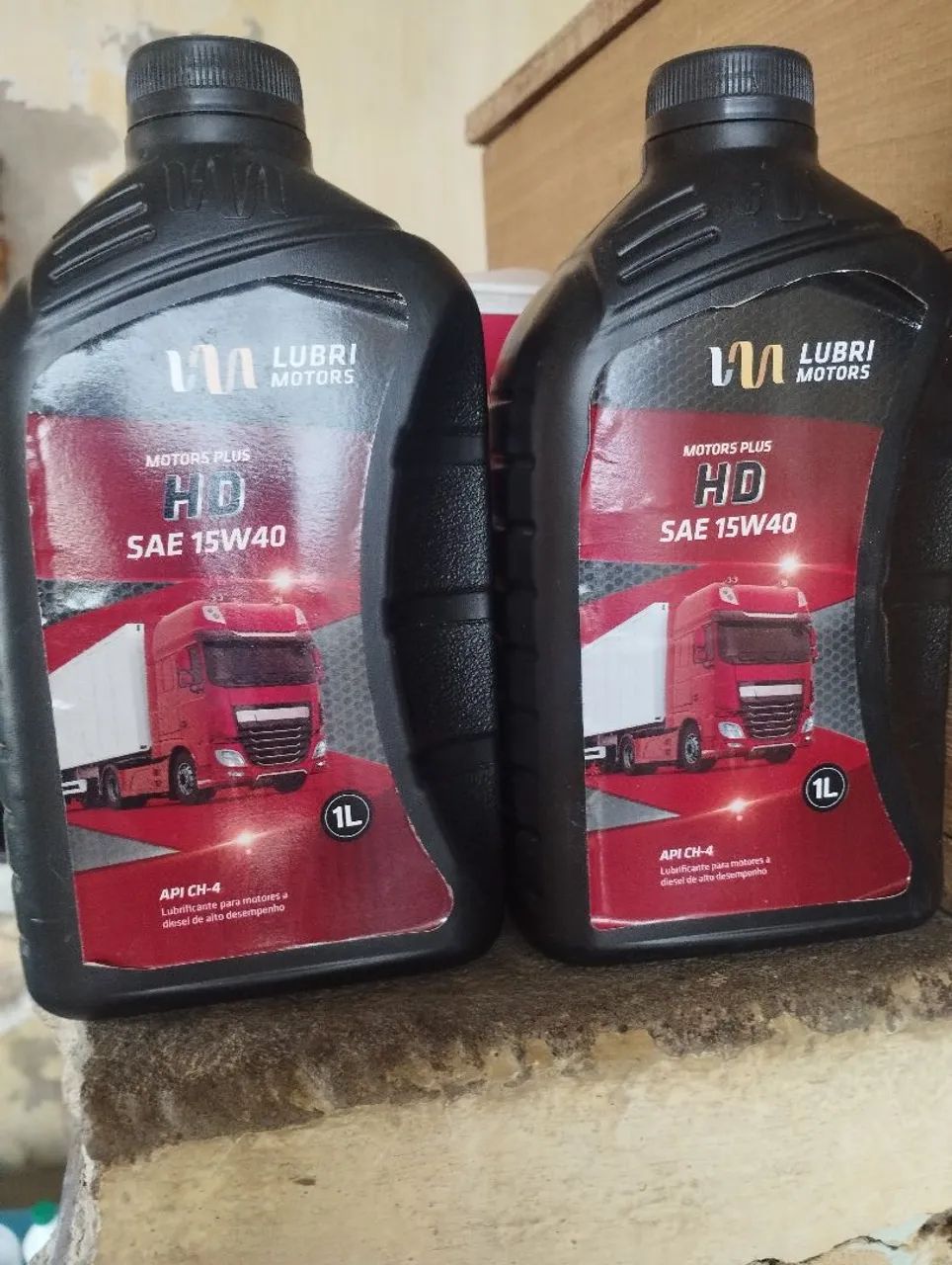 Óleo Lubrificante para Caminhões HD SAE 15W40 1L - Foto 2