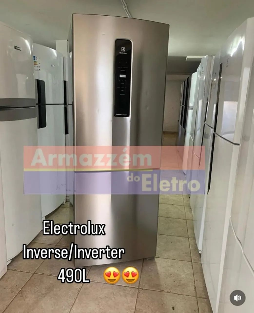 GELADEIRA INVERSE /INVERTER **NOVA** 490L