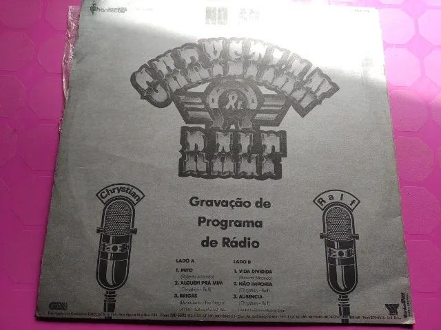 Chrystian e Ralf Lp Vinil Promo Programa de Rádio Autografado 1987 - Foto 3