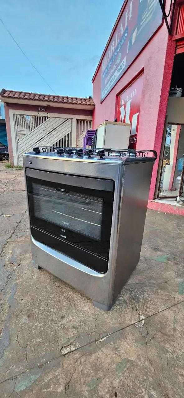 fogao cônsul inox 5 bocas acendimento automático ((ENTREGO)) - Foto 2