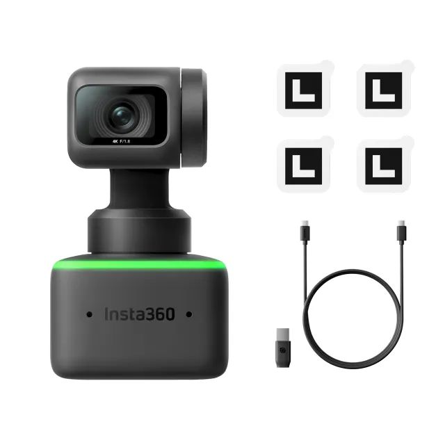 Insta360 Link 4K Webcam Sensor AI Tracking, Gesture Control, HDR, Noise-Canceling Micropho - Foto 2