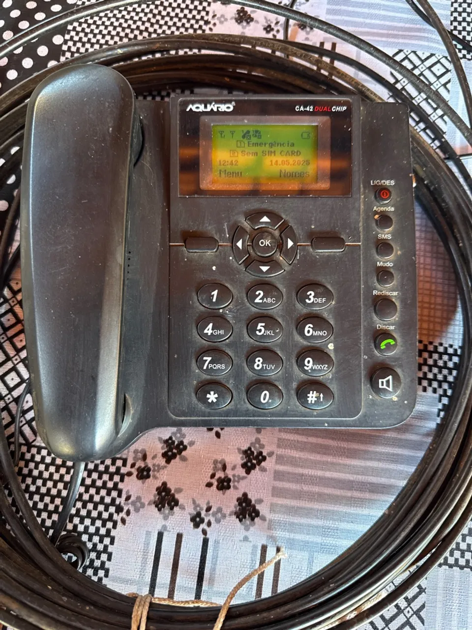 Telefone Fixo Aquário CA-42 Dual Chip