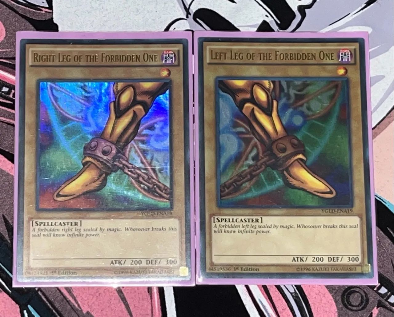 5 Partes do Exodia The Forbidden One Ultra Raro YGLD  - Foto 3