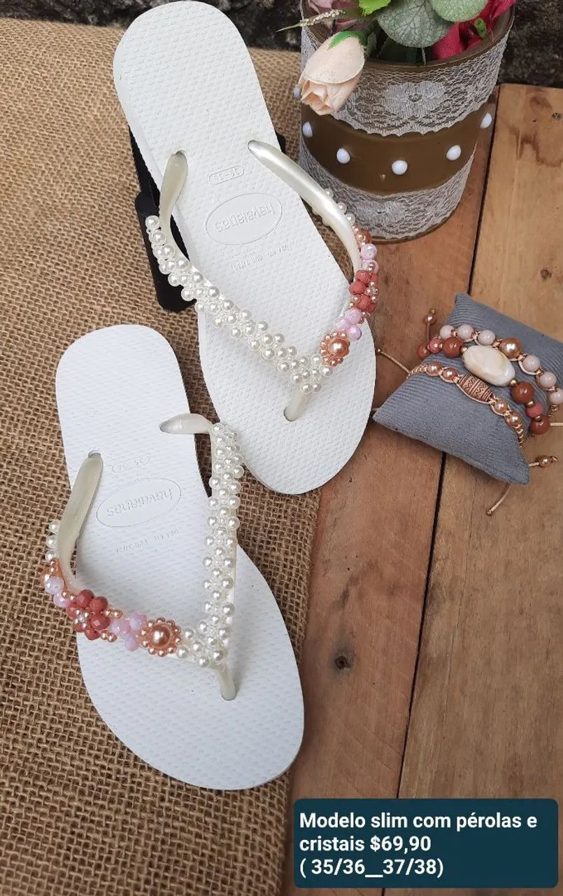 Havaiana decorada  - Foto 4