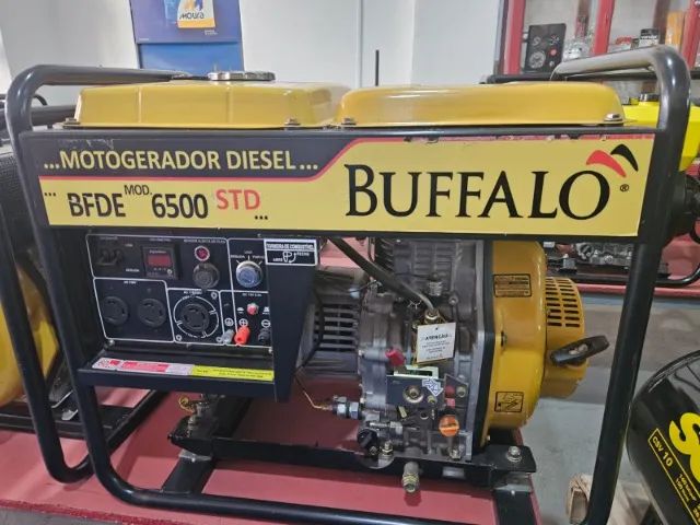 Gerador Buffalo BFDE6500 partida elétrica