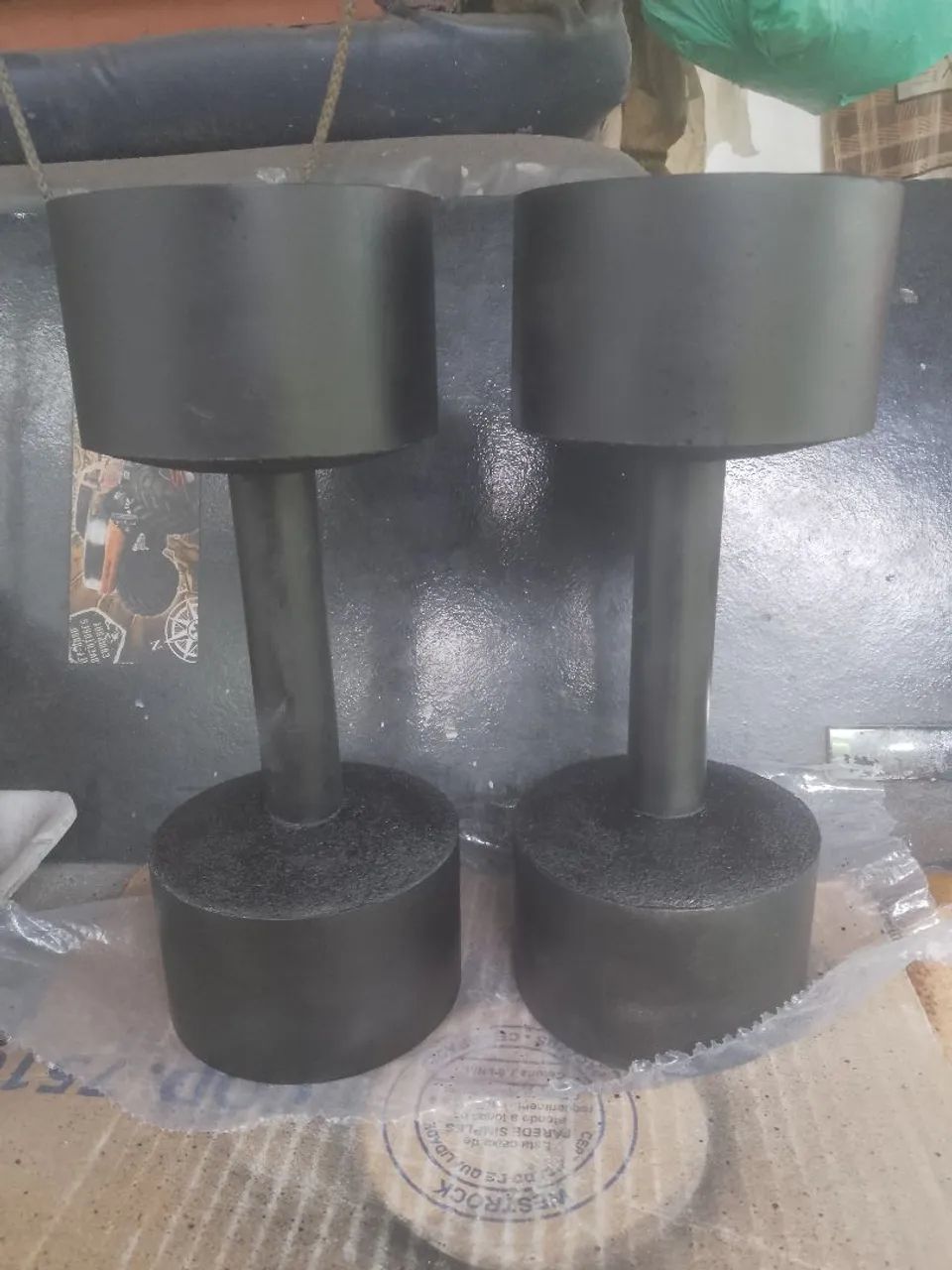 HALTERES de PVC fixo 2,4kg - Foto 4