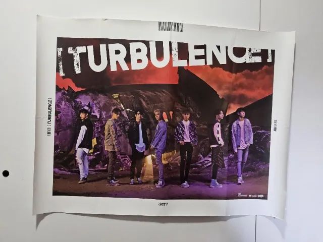 Pôster Original Kpop GOT7 - Turbulence (2º Álbum)