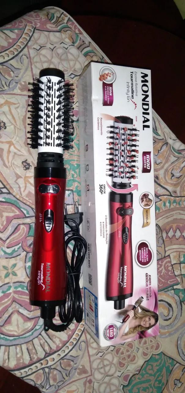 Escova Rotativa Mondial Tourmaline Infinity Íon - Foto 2