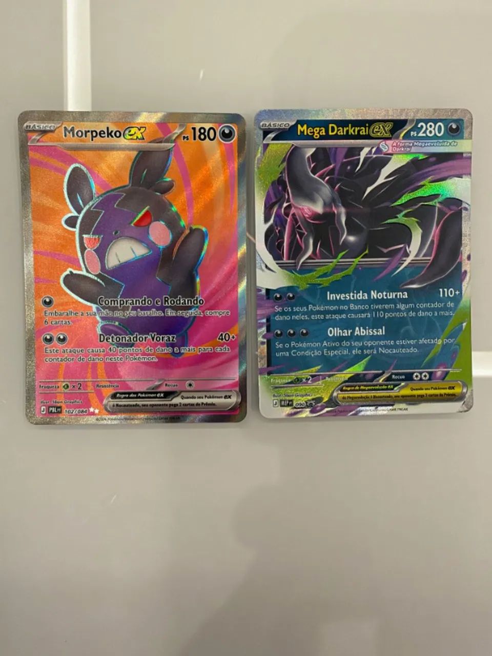 Carta Pokemon Morpeko e Mega Darkrai
