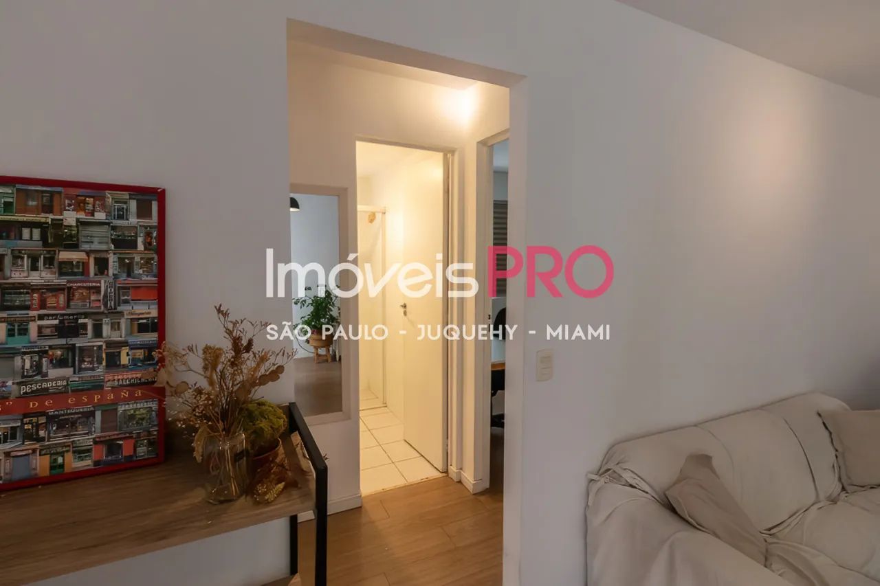 Apto totalmente mobiliado de 50m2 com 2 dorm e 1 vaga no Itaim - Foto 5