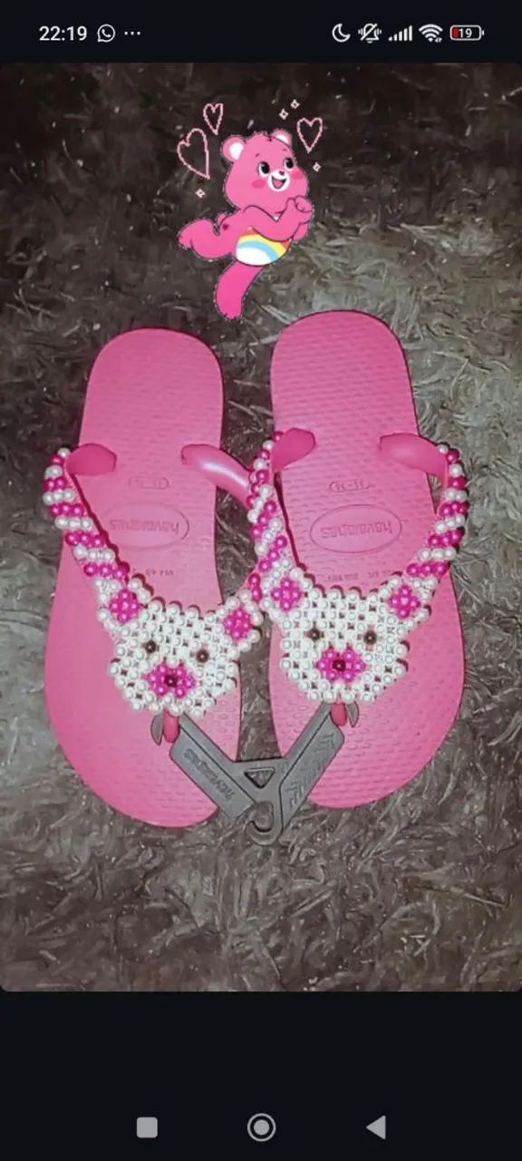 Havaianas Decorada pérola